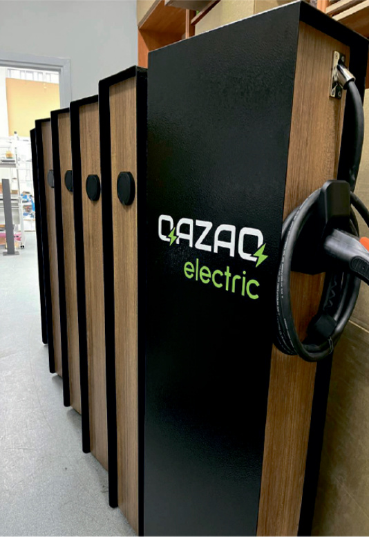 Собранные зарядные станции Qazaq Electric
